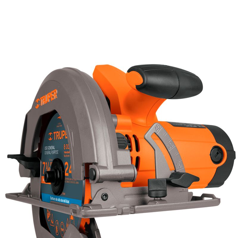 Sierra-Circular-7-1-4---184mm--1500W-Corte-en-90°-65mm-Truper-11005