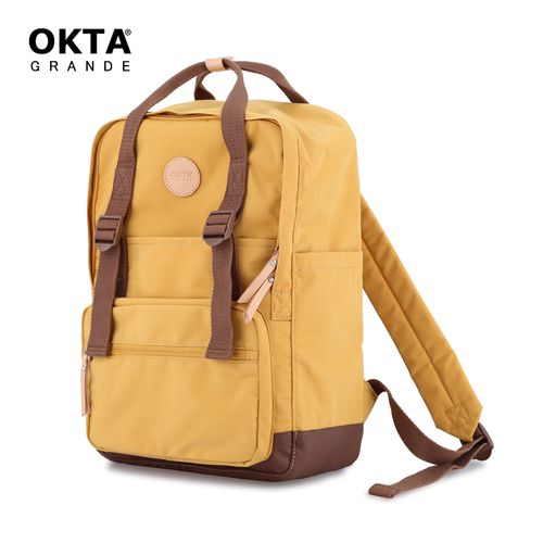 Himawari - Mochila escolar o de viaje porta Laptop - Amarillo