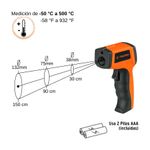 Medidor-de-Temperatura-laser-infrarrojo-de--50°C-a-500°C-Truper