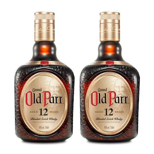 Pack Whisky OLD PARR 12 Años Botella 750ml x 2un