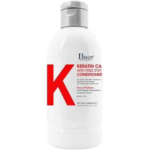 Acondicionador Anti Frizz Post Alisado Baor K Keratin Care 300ml