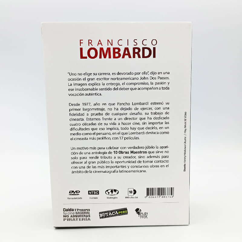 DVD-Francisco-Lombardi10-Obras-Maestras-Peliculas-Peruanas-