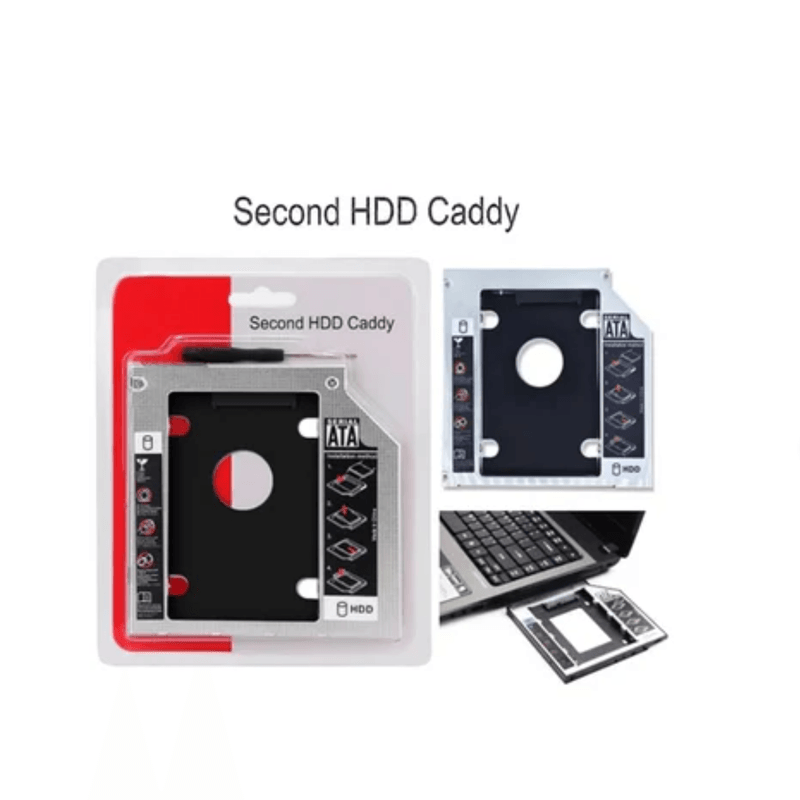 Caddy-2nd-Hdd-Ssd-Disco-Duro-Sata-Cd-Dvd-rom-Universal-127mm