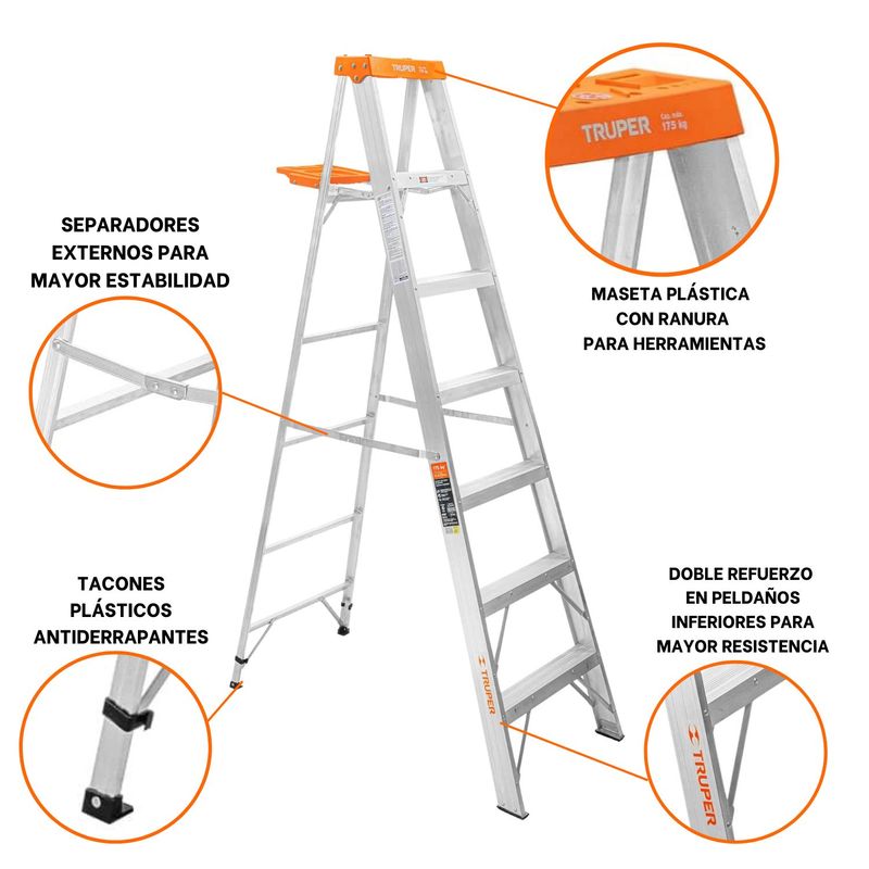 Escalera-Tijera-6-Peldaños-Capacidad-De-Carga-175-Kg-Truper