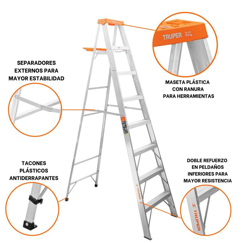 Escalera-Tijera-7-Peldaños-Capacidad-De-Carga-175-Kg-Truper