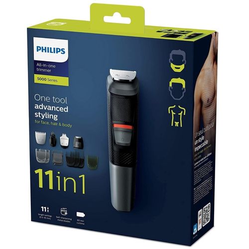 Recortador Philips 11 en 1 para Barba, Cuerpo y Cabello MG5730