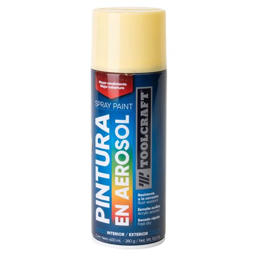 Pintura en Spray Colores Básicos Beige 400 ml Toolcraft TC1653