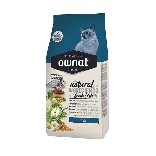 Ownat Classic para Gatos sabor Pescado 1.5kg