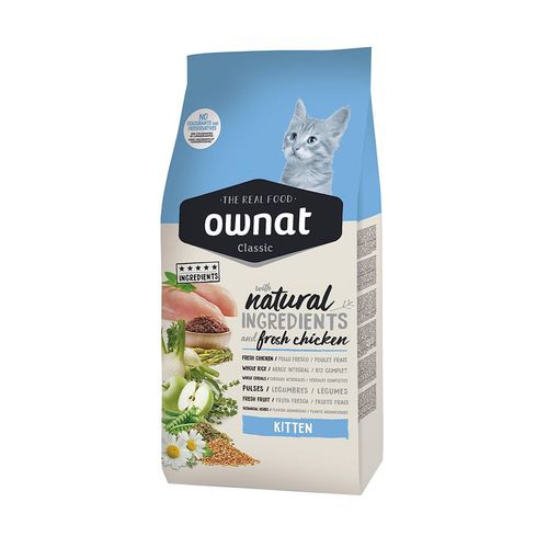 Ownat Classic para Gatitos sabor Pollo 1.5Kg