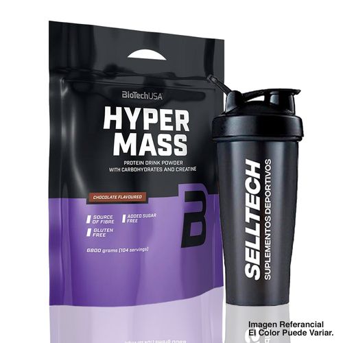 Ganador de Peso Biotechusa Hyper Mass Chocolate 6.8kg+Shaker