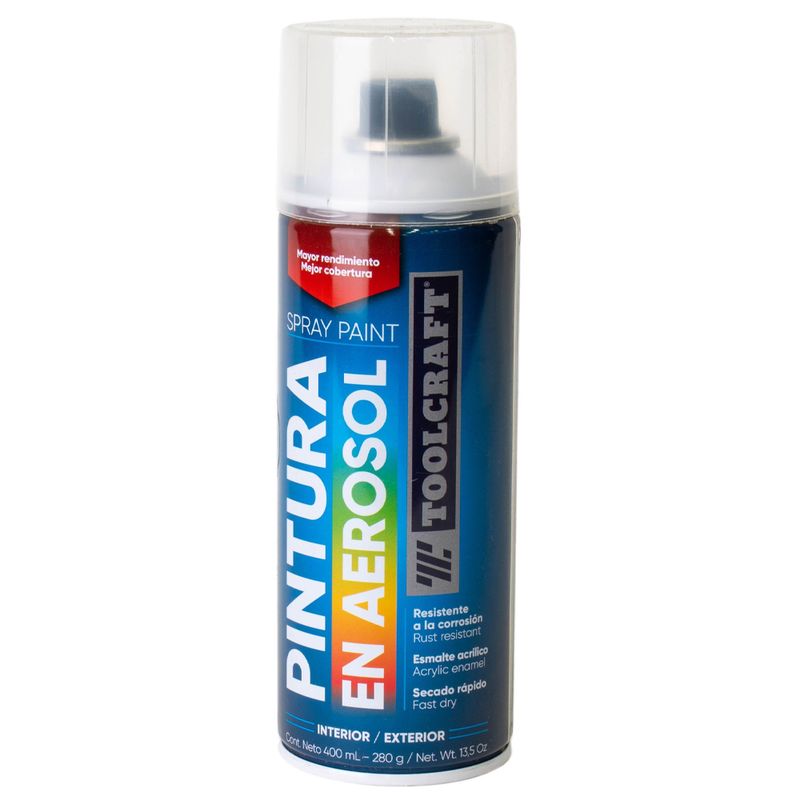 Pintura-en-Spray-Colores-Basicos-Acrilico-Claro-400-ml-Toolcraft-TC1657