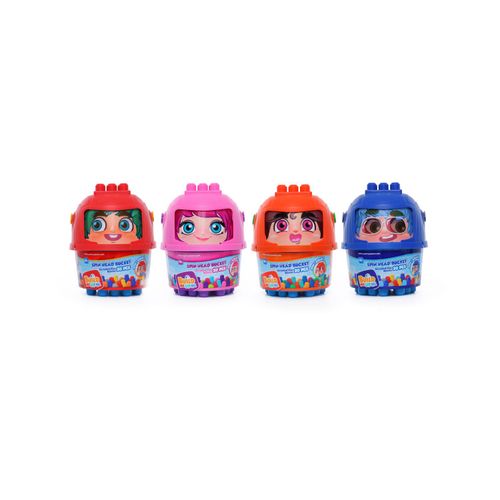 Juguete De Construcción Build Me Up Maxi Bucket Gira La Cabeza 20 Pz
