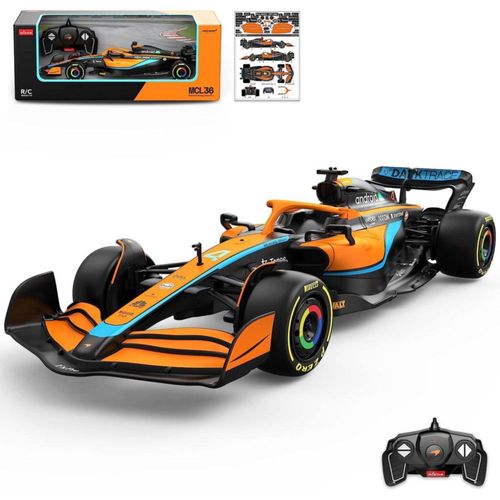 Carro A Control Remoto Rastar Mclaren F1 Mcl36 Naranja Escala 1:18