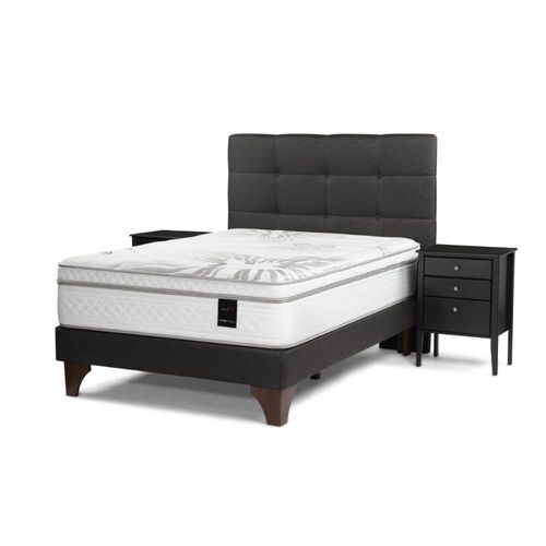 Set Cama Europea Graf Art 4 Issey Graf 2 Plazas + 2 Almohadas Memory Max