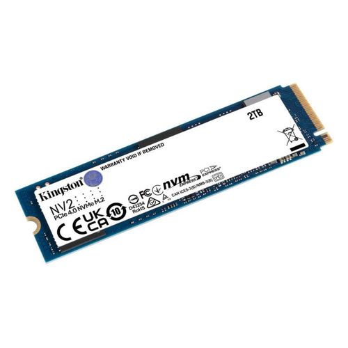 Unidad de estado sólido SSD Kingston NV2 2000GB de capacidad, M.2, NVMe, PCIe 4.0