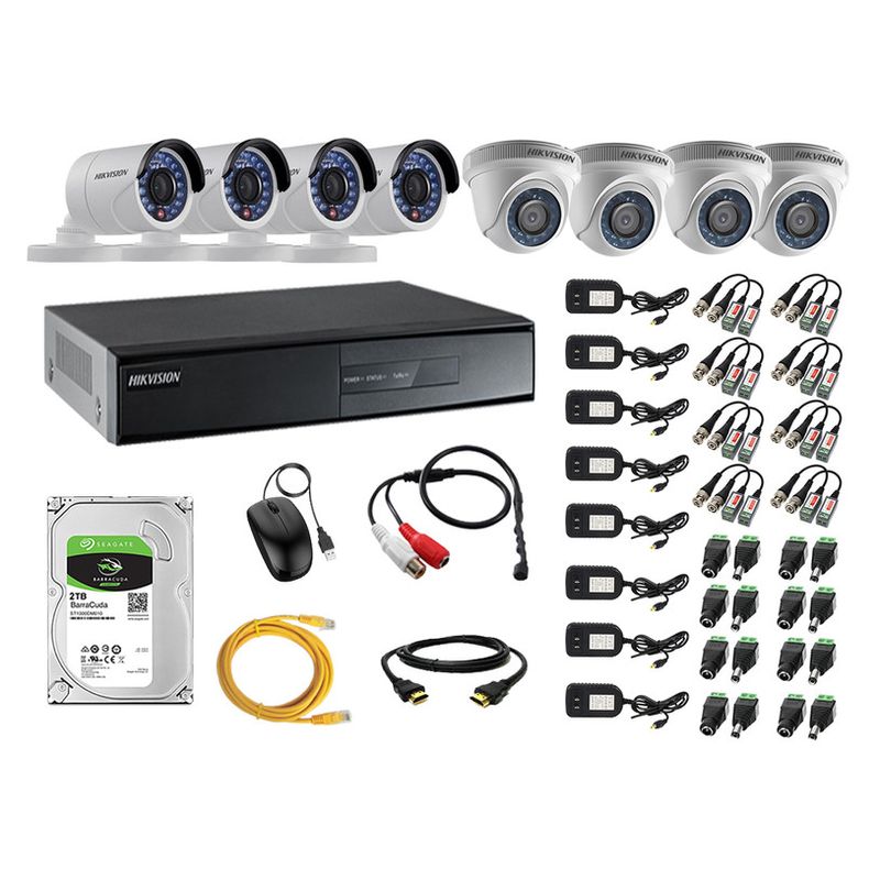 Kit-8-Camaras-de-Vigilancia-Hikvision-Hd-720P-2Tb-P2p-Kit-de-Microfono