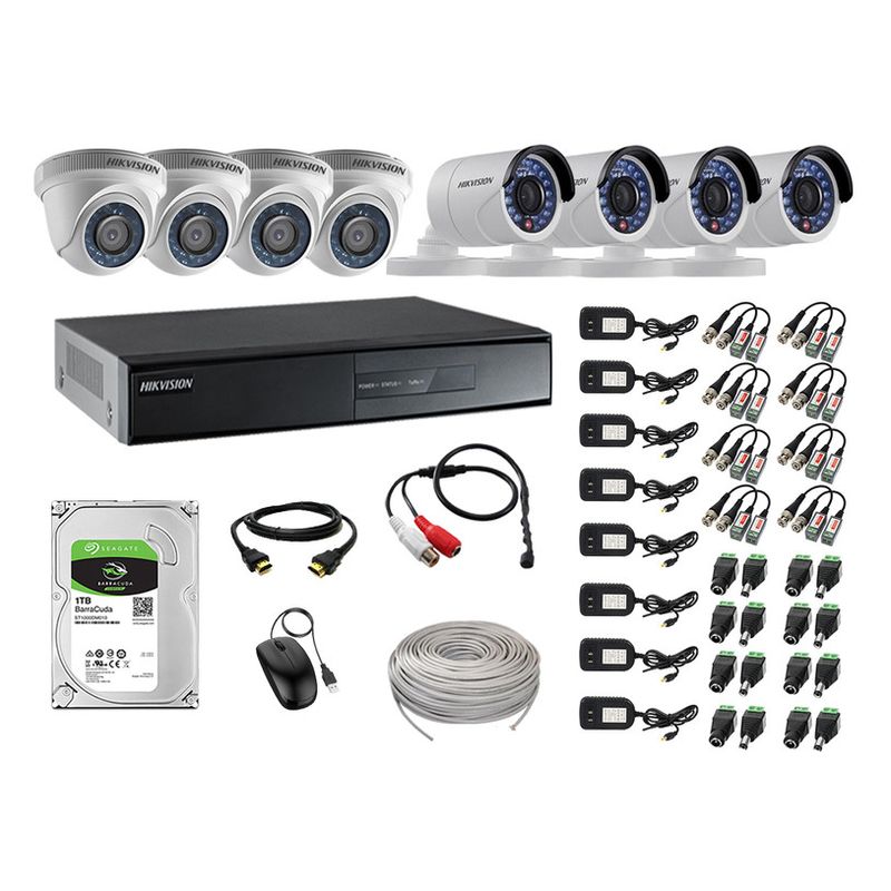 Kit-8-Camaras-de-Vigilancia-Hikvision-Hd-720P-1Tb-P2p-Kit-de-Microfono