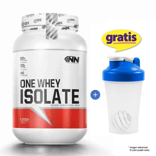 ONE WHEY ISOLATE VAINILLA - 1.1kg Proteína - 37 servicios