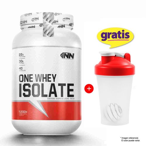 ONE WHEY ISOLATE CHOCOLATE 1.1 kilos proteína isolatada +SHAKER