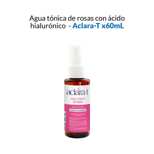 Agua tónica de rosas con ácido hialurónico - Aclara-T 60ml