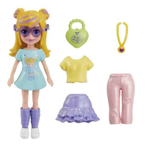 Muñeca Polly Pocket Paquete Moda Pequeño Polly Shimmer