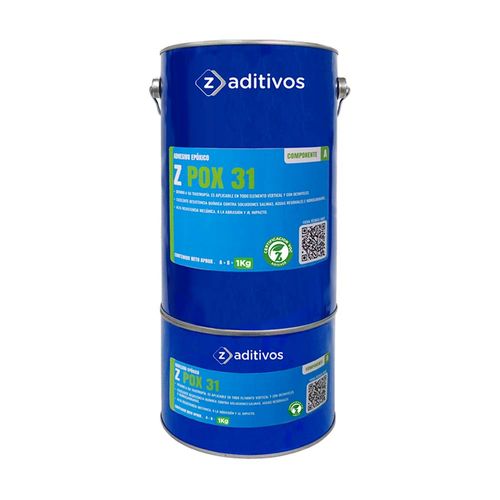 Adhesivo epóxico para anclajes y reparación Zpox 31 A+B 1kg