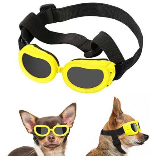 Lentes o Gafas para Perros Color Amarillo