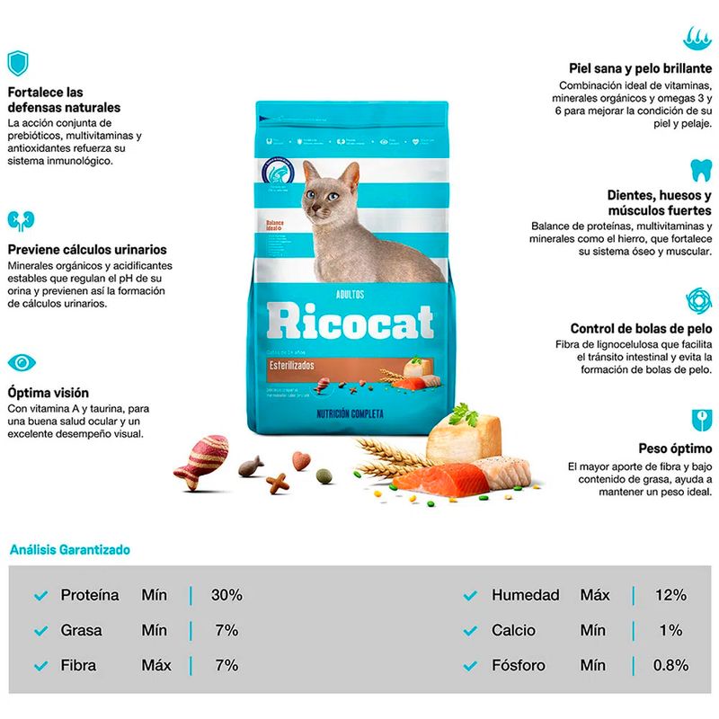 Comida-para-Gatos-Ricocat-para-Adulto-Esterilizado-Bolsa-9kg