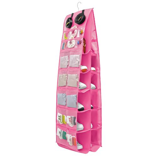 Organizador Colgante de Zapatos Carteras Ropa Interior D03 Rosado