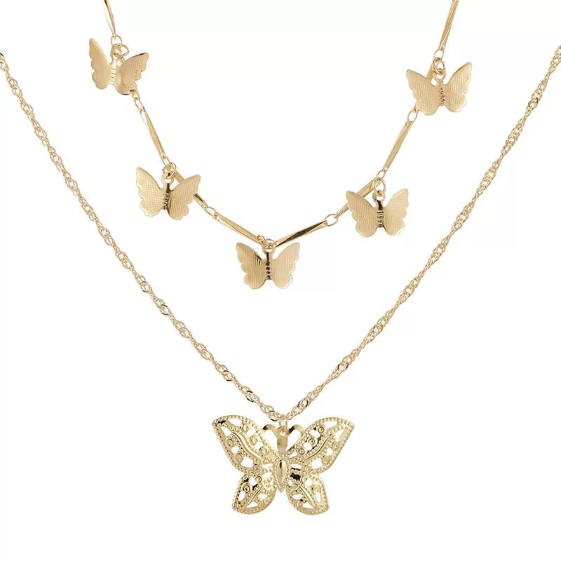 Collar-doble-de-mariposa-dorado-