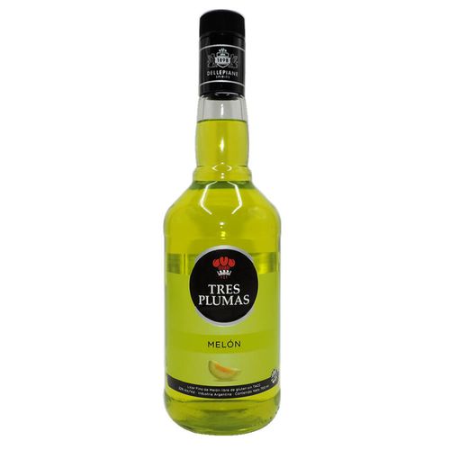 Licor TRES PLUMAS Melón Botella 700ml