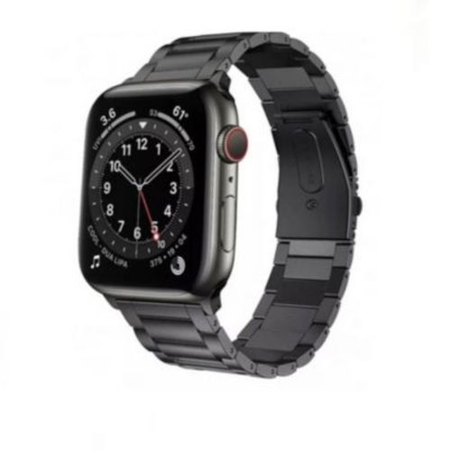 Correa Acero Inoxidable para Apple Watch 42mm 44mm Y 45mm - Negro