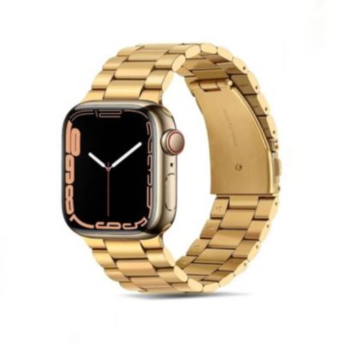 Correa Acero Inoxidable para Apple Watch 42mm 44mm Y 45mm - Dorado