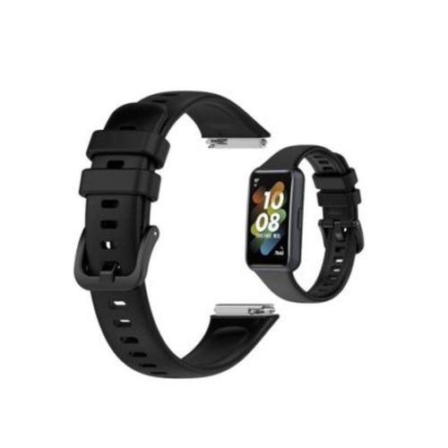 Correa de Silicona Para Huawei Band 6 - Negro