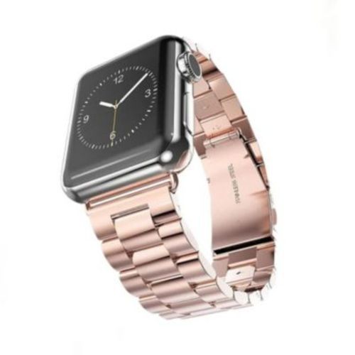 Correa Acero Inoxidable para Apple Watch 42mm 44mm Y 45mm - Rosa Gold