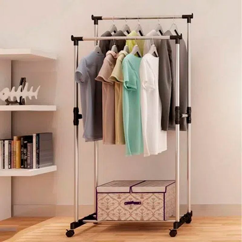 Zapatera-Organizadora-4-Niveles-Blanco---Estante-Organizador-de-Ropa