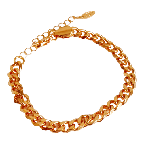 Pulsera Zefora Con Enchape De Oro De 18k Moda mujer Barbada