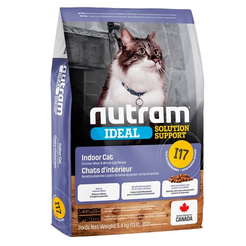 Comida Gato Nutram I17 Harina Pollo Huevos Enteros 5.4kg