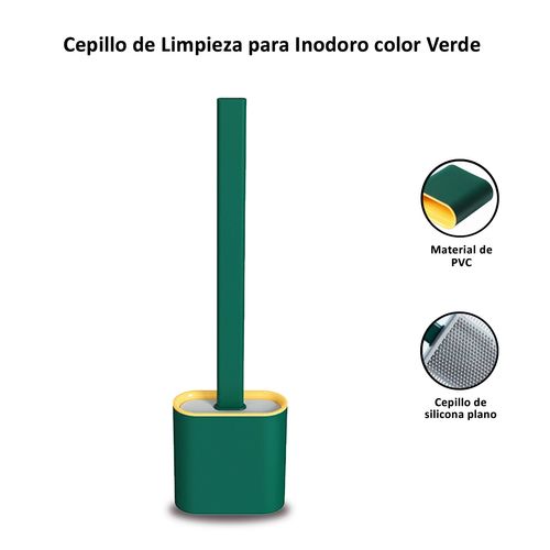 Cepillo de Limpieza para Inodoro de Verde