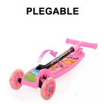 Scooter-Plegable-Para-Niños-Con-Luces-Celeste