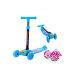 Scooter-Plegable-Para-Niños-Con-Luces-Celeste