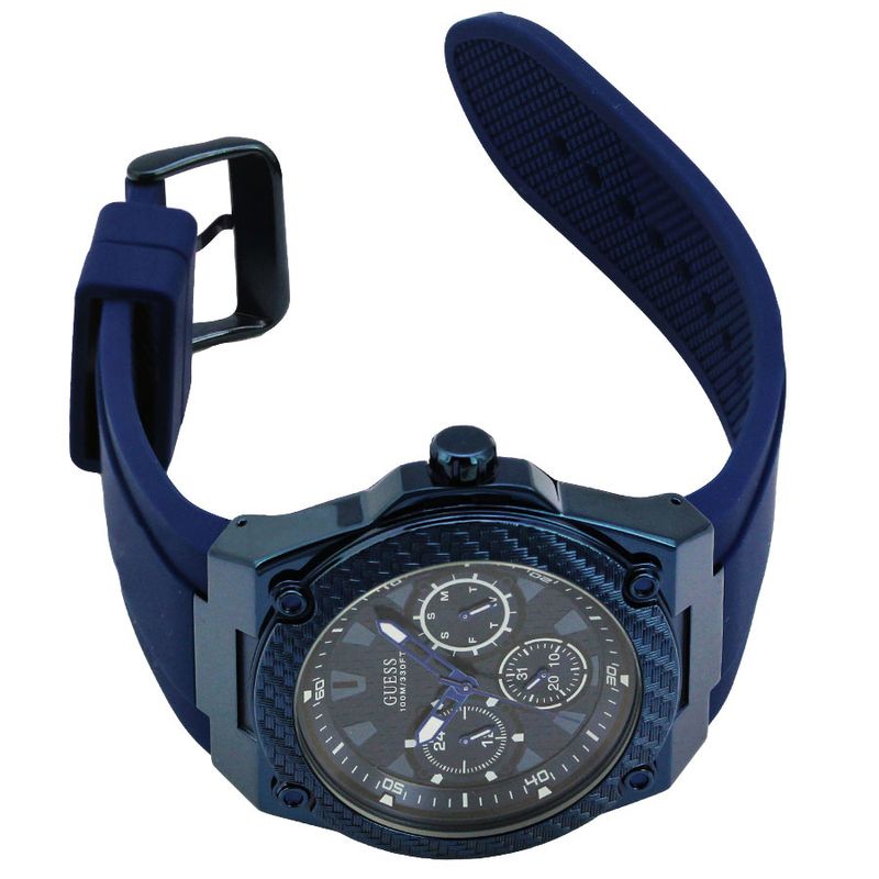 Reloj-Guess-Legacy-W1049G7-Multifuncional-Correa-de-Silicona-Azul