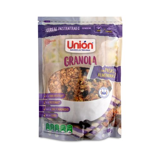 Granola pasas y almendras 400g