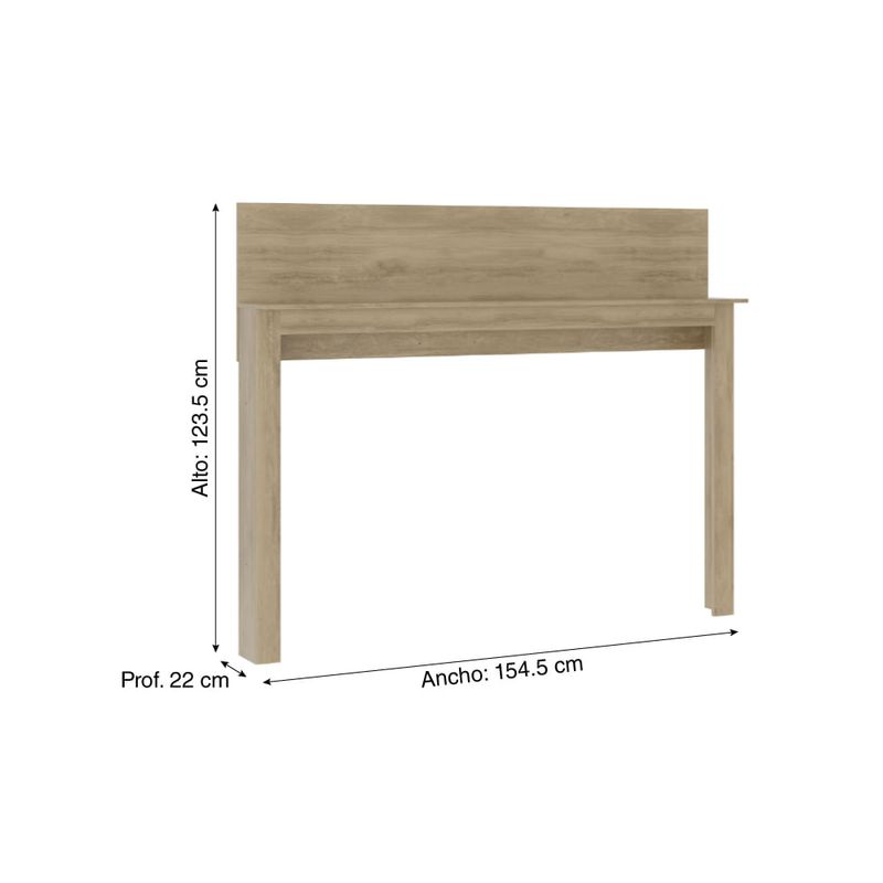 Estante Modular con puerta 175cm Maple