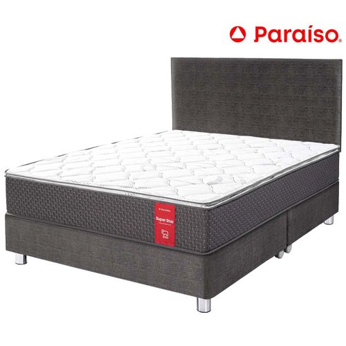 Dormitorio PARAISO Super Star King + 2 Almohadas + Protector