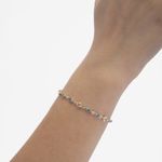 Pulsera-Victoria-Cruz-ajustable-marquesa-color-azul-bañada-en-oro