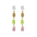 Pendientes-Victoria-Cruz--largos-cascada-color-multicolor-bañados-en-oro