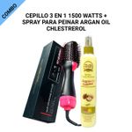 Cepillo-3en1-1500-watts---Spray-para-Peinar-Argan-Oil-Cholesterol