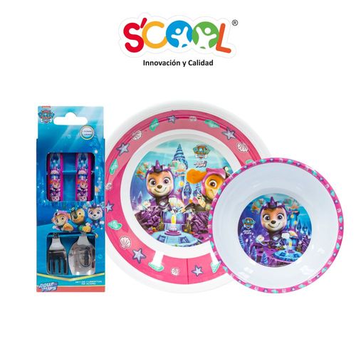 Set Melamine 3 Piezas Paw Patrol Sky con Cub