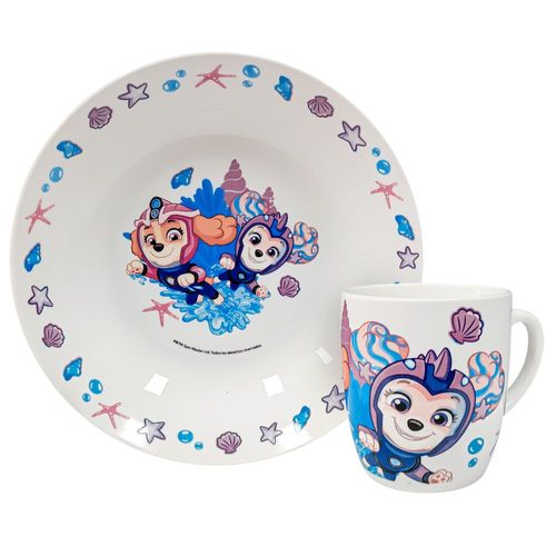 Set de Ceramica Taz + Plato Paw Patrol M Aq